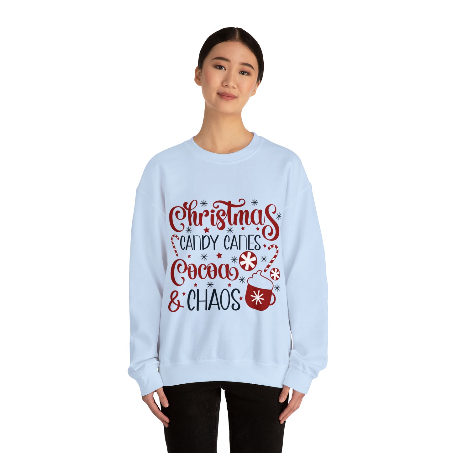 Winter Elegance Unisex Heavy Blend Sweatshirt with Christmas Touch, Quality and Joy Christmas Sweatshirt, Christmas gift, perfect gift