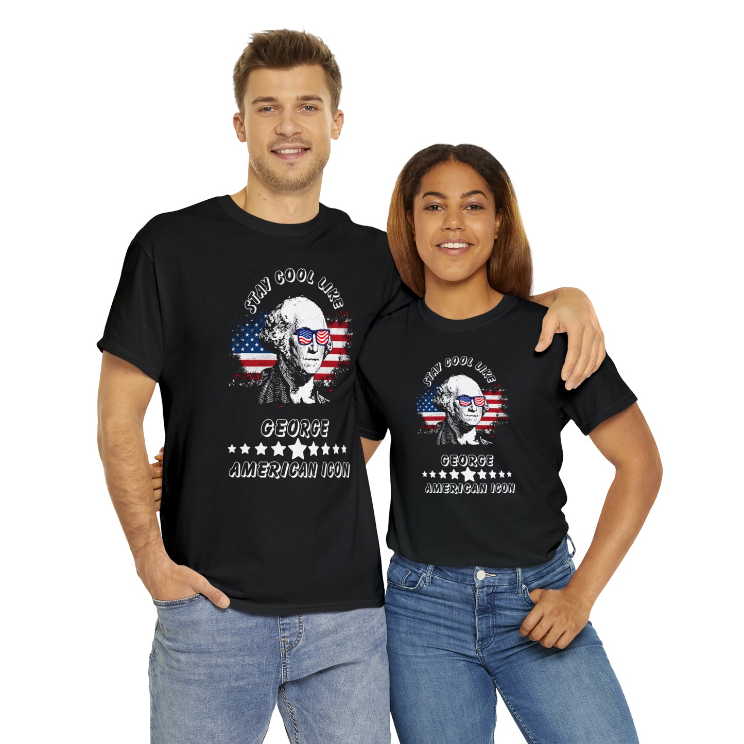 Feel the revolutionary spirit with our George T-shirts,Modern T-shirt for Men, perfect gift